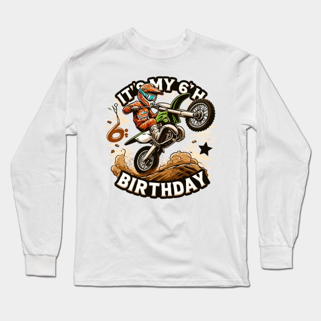 6th Birthday Long Sleeve T-Shirt by Vehicles-Art